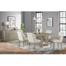 Elma - Rectangular Dining Table With 18" Leaf - Almond