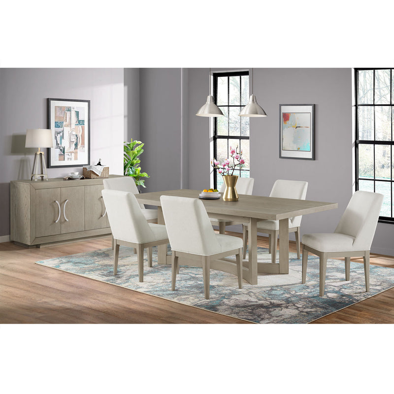 Elma - Rectangular Dining Table With 18" Leaf - Almond