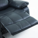 Charlotte - Gel Glider Recliner With Sturdy Wood Frame - Blue