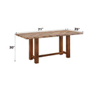 Gilsea - Dining Table - Brown Finish