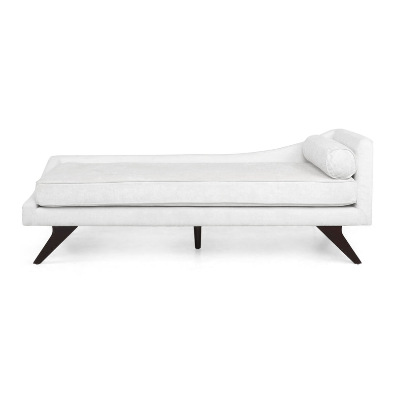 Etherealuxe - Chaise Lounge With Birch Splayed Legs