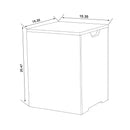 Modern Square Propane Tank Cover Holder With Multi Functional Utility - Gray