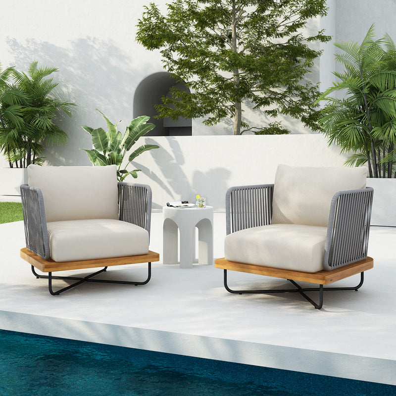 Lucca - Outdoor Acacia Wood Chair