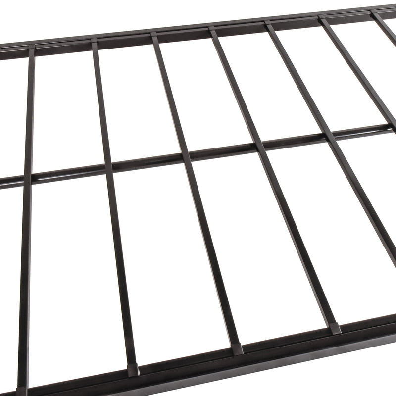 Space Saving Bunk Bed With Metal Frame And Ladder