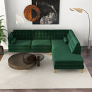 Brooke - Velvet Sectional Sofa