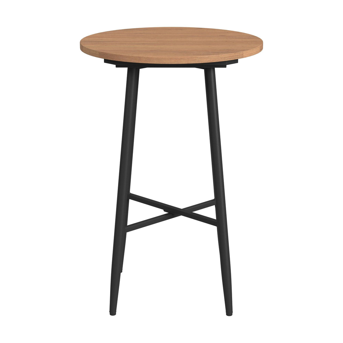 Bayhill Bar Table in Black / Light Brown by Elements International, view 6