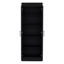Clinton - Pantry Cabinet Kitchen Storage - Black