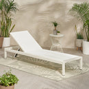 Outdoor Patio Chaise Lounge With 5 Reclining Positions