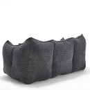 Comfortable Dual Beanbag Chair With High Resilience Foam Core For 2 People