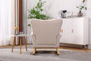 Modern Rocking Chair, Upholstered Accent Chair For Nursery, Small Contemporary Rocke