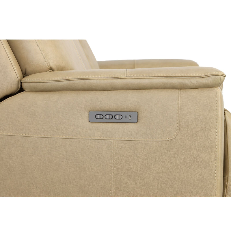 Odell - Power Reclining Sofa With Power Headrests & Lumbar - Stone