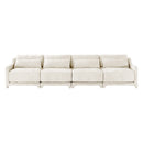 Elegant Sofa With Ergonomic Design And Lumbar Pillows