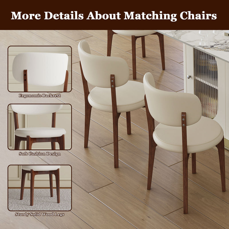 Dining Table Set With Storage, Includes Chairs For Kitchen