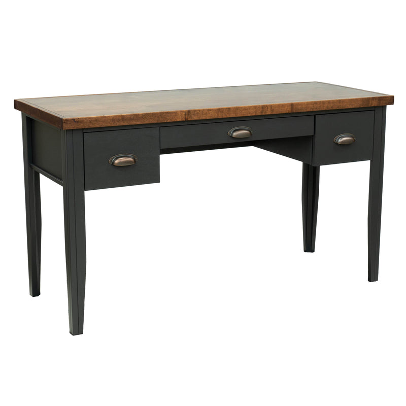 Essex - Writing Desk - Black, Whiskey