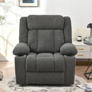 Power Lift Recliner Chair With Extended Footrest, Remote Control, Cup Holders, And Side Pockets