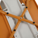 Modern Striped Blocking Single Chairs, Waterproof And Fade Resistant (Set of 4)