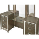 Skylar - Vanity Desk & Mirror - Dark Champagne