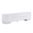 Modern TV Stand With Storage Cabinets, 4 Drawers
