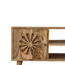 Rosalie - Media Unit - Beige Brown