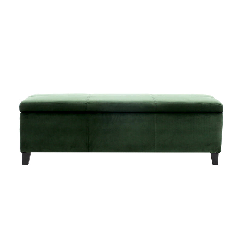 Glouster - Storage Ottoman - Retro Green