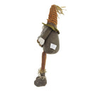 Sitting Gnome With Maple Leaf, For Holiday Harvest Festival Fall Festival & Thanksgiving Table Decorations (Set of 2) - Orange Multi