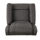 Contemporary Glider Recliner With Swivel Function