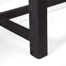 Cloud - Outdoor Bench With Acacia Wood Frame And Slat Panel Design