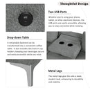 Versatile L Shaped Sofa Bed With Storage, Cup Holders, USB Ports Chenille