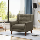 Luminaesque - Fabric Upholstered Armchair With Tufted Back