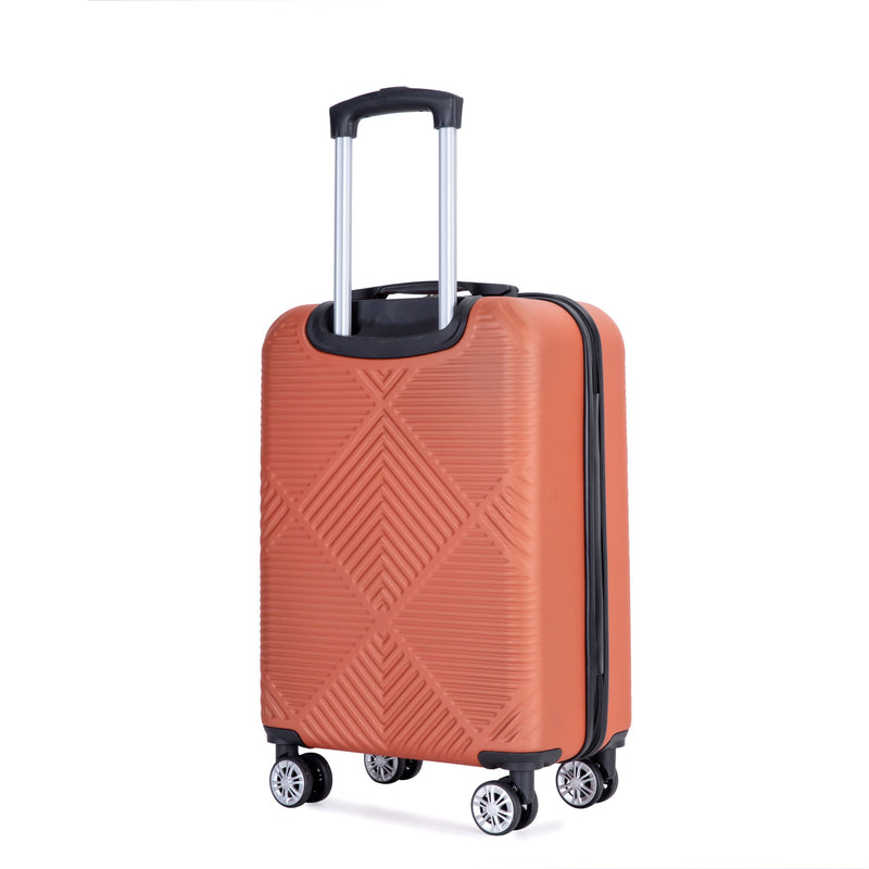 4 Piece Lightweight Suitcase, Makeup Box, Aircraft Wheels
