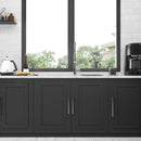 Modern Double Bowl Undermount Kitchen Sink 50 / 50 Design Stainless Steel