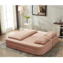 Multi Functional Sectional Sofa Bed With Independent Chaise Lounge And Functional Blanket
