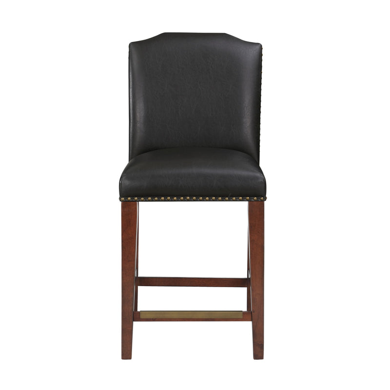 Blaire - Stationary Counter Stool With Nail Heads