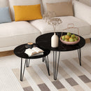 Round Nesting Coffee Table For Living Room (Set of 2)