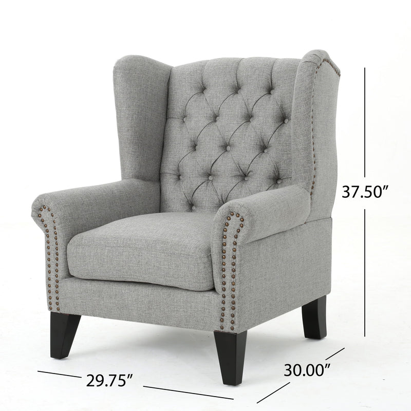 Mid Century Modern Arm Reading Chair For Living Room