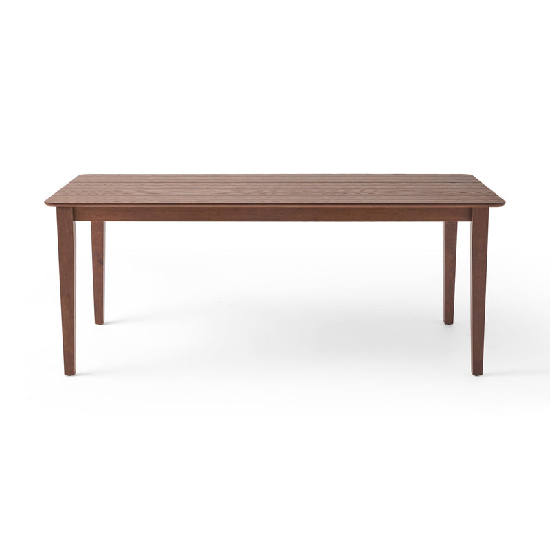 Farmhouse Charm Dining Table With Square Leg