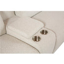 Dayana - Power Motion Sectional Sofa - Beige Boucle