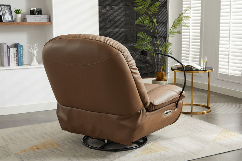 Power Recliner Swivel Glider USB Charger With Bluetooth Music Player, Sleep, Working, Game And Leisure