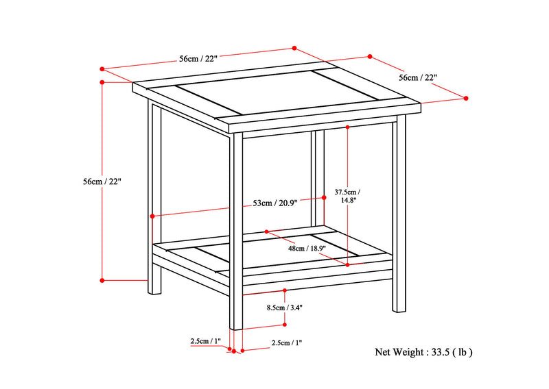 Skyler - Handcrafted Multipurpose Table
