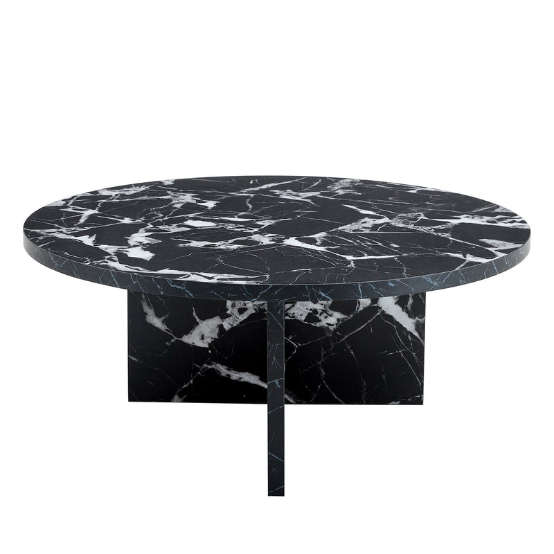 Versatile Round Coffee Table For Various Interior Styles