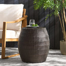 Outdoor Wicker Patio Side Table