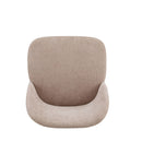 Mid Century Modern Dining Chair With Ergonomic Backrest