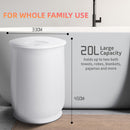 Luxury Bucket Towel Warmers, Large Towel Warmers For The Bathroom, Fits Up To 2 Oversized Towels - White