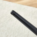 Modern Medieval Style Cushioned Side Chairs Set With Black Metal Legs For Kitchens