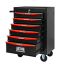 Rolling Metal Tool Chest With Drawers, Steel Storage Cabinet With Ball Bearing Slides