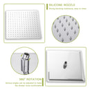 Dual Shower Head System With Ceiling Mount And Rough In Valve