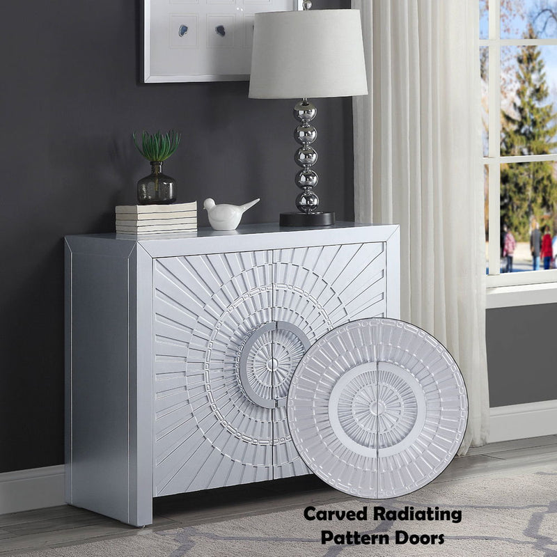 Cicero - Console Table - Pearl Silver