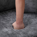 Accent Chair With 2 Bolster Pillows