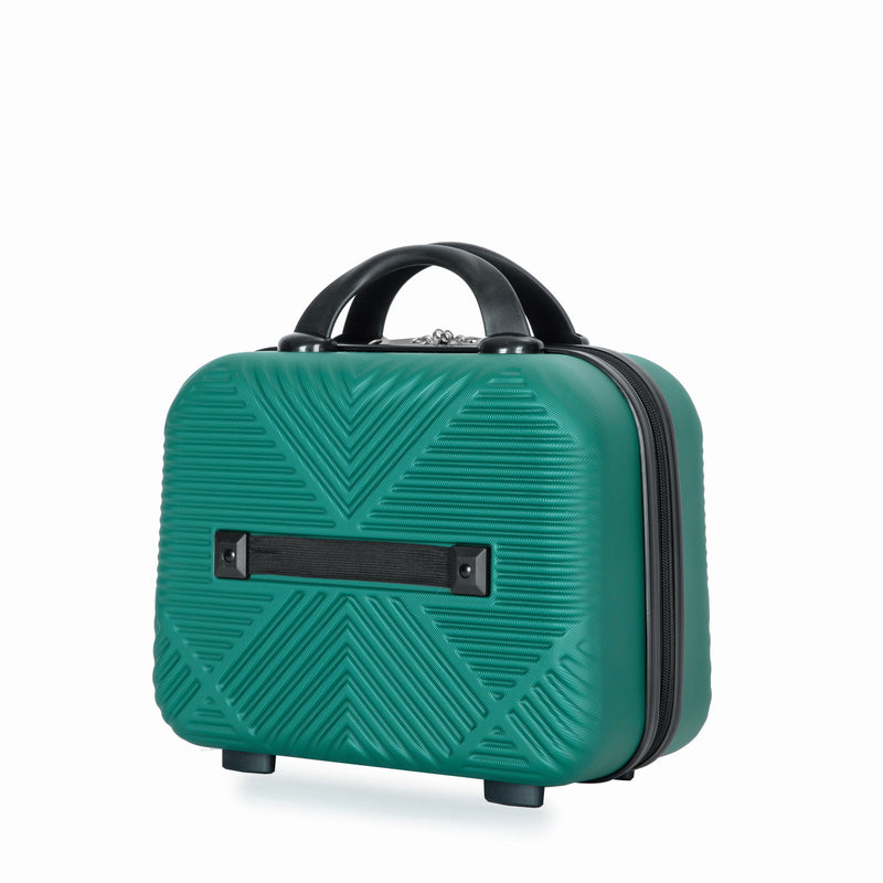 4 Piece Lightweight Suitcase, Makeup Box, Aircraft Wheels