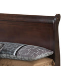 Sleigh Bed With Low Footboard